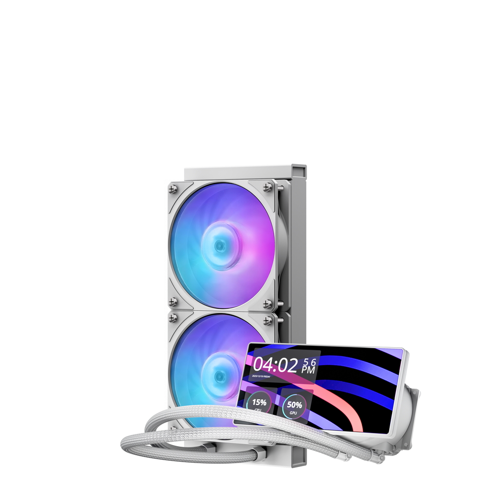 6インチ大型LCD搭載「MasterLiquid Core LCD(6インチ)」シリーズ水冷